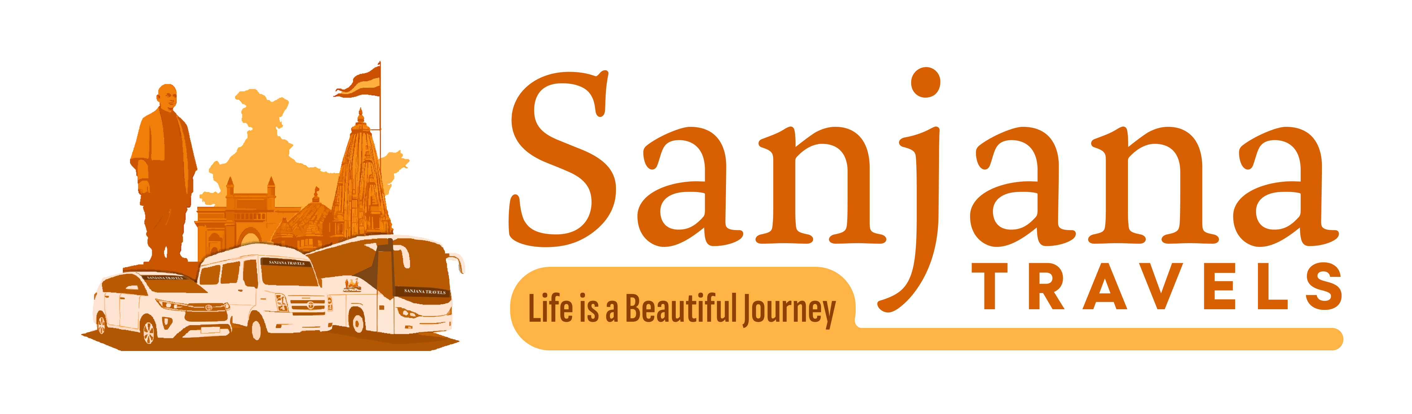 Sanjana Travels Logo